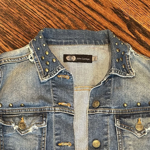 John Eshaya, Jean Jacket, Size Medium/Large (161) - Picture 2 of 10
